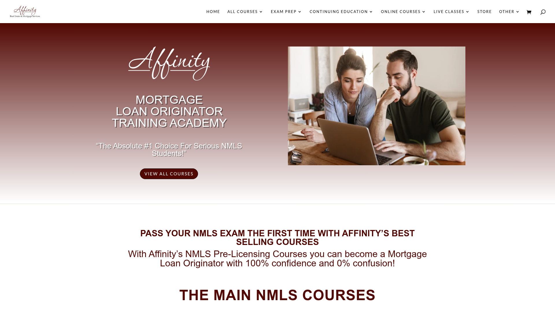 Affinity MLO Training Academy — Education SEO project by TheDigitalMarketerz