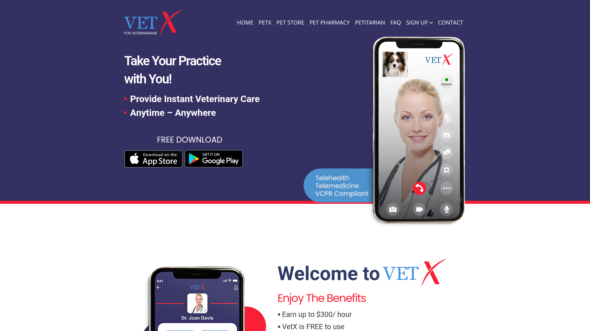 VetX — vetx.vet — Live Vet Practice Site project by TheDigitalMarketerz