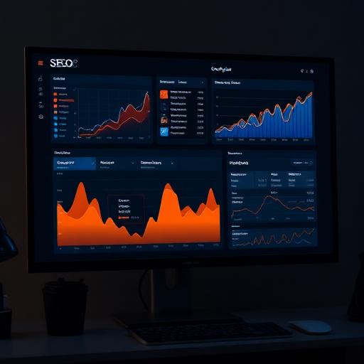 SEO analytics dashboard