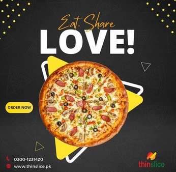 Thinslice — Made With Love — F&B Creative project by TheDigitalMarketerz
